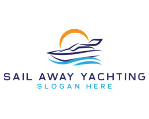 Yacht Travel Tour logo design