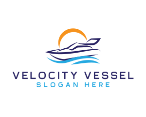 Yacht Travel Tour logo design