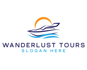 Yacht Travel Tour logo design