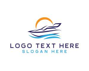 Ocean - Yacht Travel Tour logo design