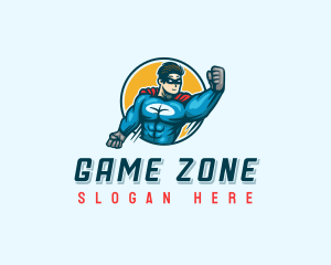 Gaming Superhero Comics logo design