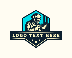 Metallurgist - Industrial Welder Metalwork logo design