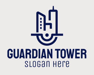 Blue Tower Residential logo design