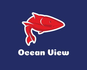 Red Sea Fish logo design