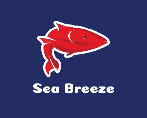 Red Sea Fish logo design