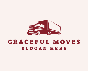 Logistics Cargo Truck logo design