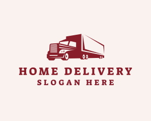 Logistics Cargo Truck logo design