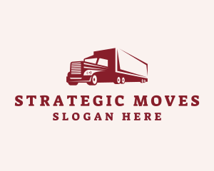 Logistics Cargo Truck logo design