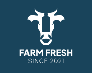 Fresh Cow Milk  logo design