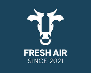 Fresh Cow Milk  logo design