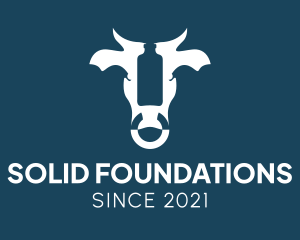 Cattle - Fresh Cow Milk logo design