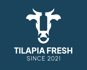 Fresh Cow Milk  logo design