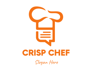 Chef Recipe Chat logo design