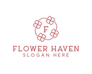 Botanical Flower Boutique logo design