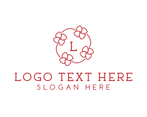 Stroke - Botanical Flower Boutique logo design