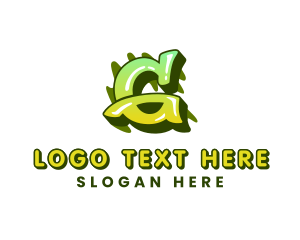 Typography - Street Art Letter G logo design
