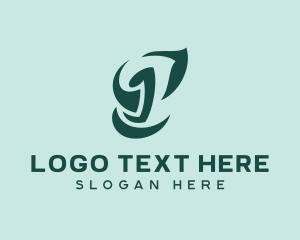 Vegetarian - Nature Abstract Letter G logo design