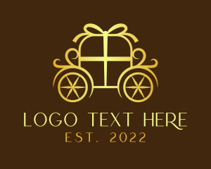 Princess - Royal Carriage Gift Box logo design