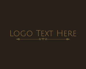 Simple - Elegant Minimalist Ornament logo design