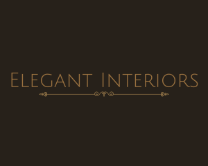 Elegant Minimalist Ornament logo design