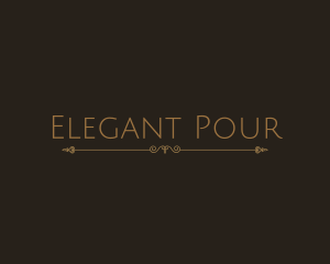 Elegant Minimalist Ornament logo design