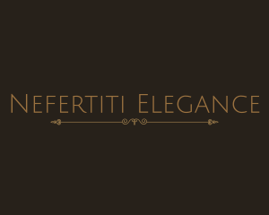 Elegant Minimalist Ornament logo design