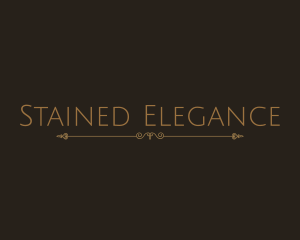 Elegant Minimalist Ornament logo design