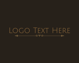 Elegant Minimalist Ornament Logo