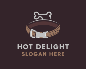 Brown Dog Collar Bone logo design