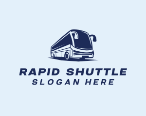 Shuttle - City Bus Tourist Vehicle logo design