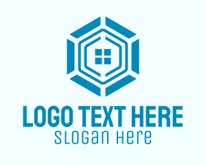Hexagon - Bagua Mirror Realty logo design