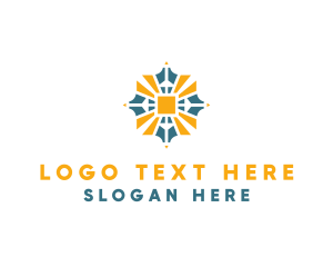 Badge - Star Pendant Jewel logo design
