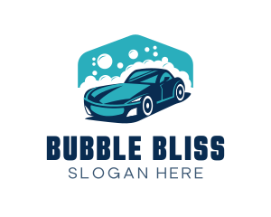 Bubbles - Car Washing Bubbles logo design