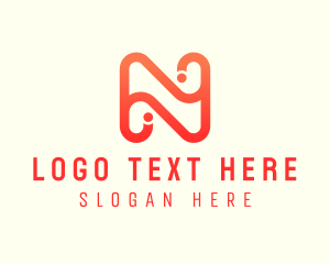 Generic Modern Business Letter N Logo