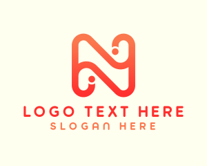 Generic Modern Business Letter N logo design