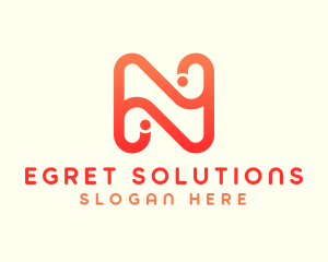 Generic Modern Business Letter N logo design