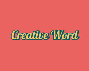 Word - Cursive Script Fashion logo design