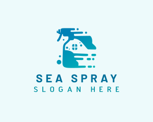 Clean Housekeeping Sanitation logo design