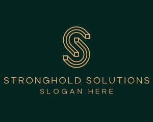 Modern Magnets Firm Letter S logo design