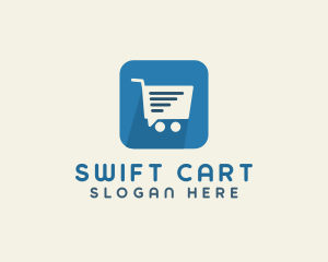 Delivery Cart App logo design