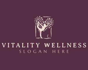 Woman Wellness Tree logo design