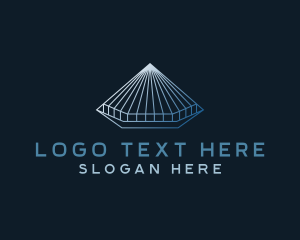 Studio - Architecture Pyramid logo design