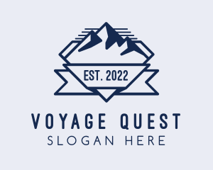 Exploration - Mountain Travel Explore logo design