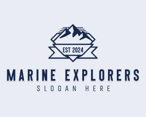 Mountain Travel Explore logo design