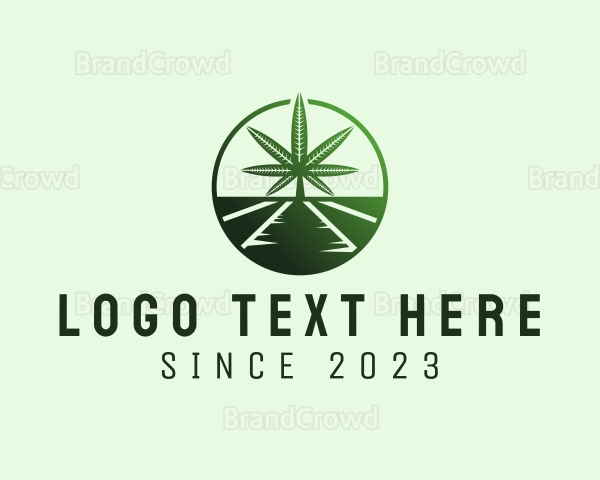 Cannabis Farm Weed Logo