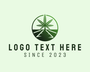 Cannabis Leaf - Cannabis Farm Weed logo design