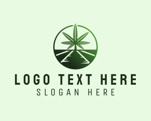 Cannabis Farm Weed Logo