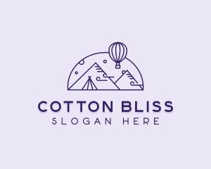 Hot Air Balloon Camp  logo design