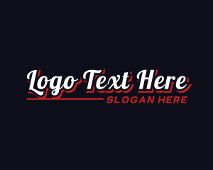 Modern - Retro Shadow Business logo design