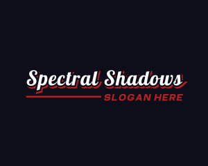 Retro Shadow Business logo design